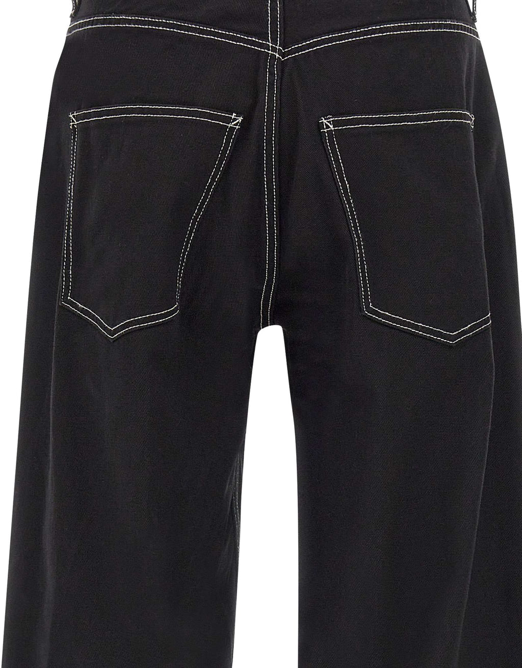 Huf Jeans Cromer Pant Black White Nero Uomo - 4
