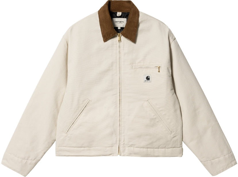 Carhartt Wip Giacca W Og Detroit Jacket Salt Hamilton Brown Bianco