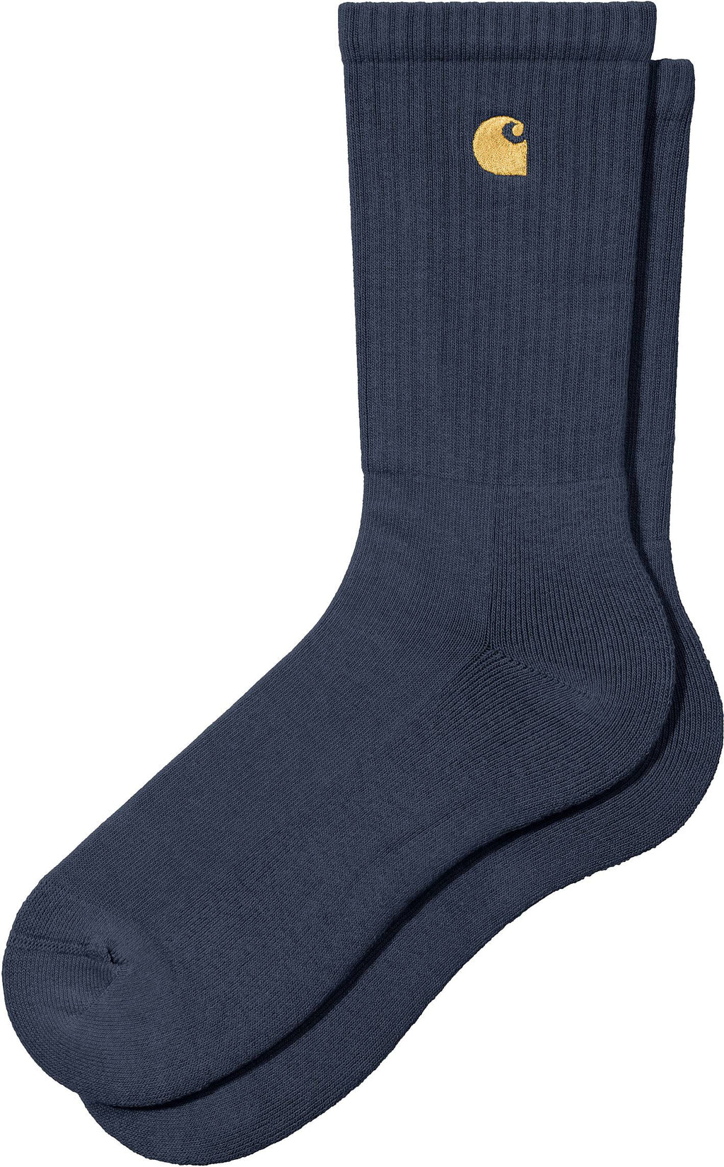 Carhartt Wip Calze Chase Socks Blue Gold Uomo - 1