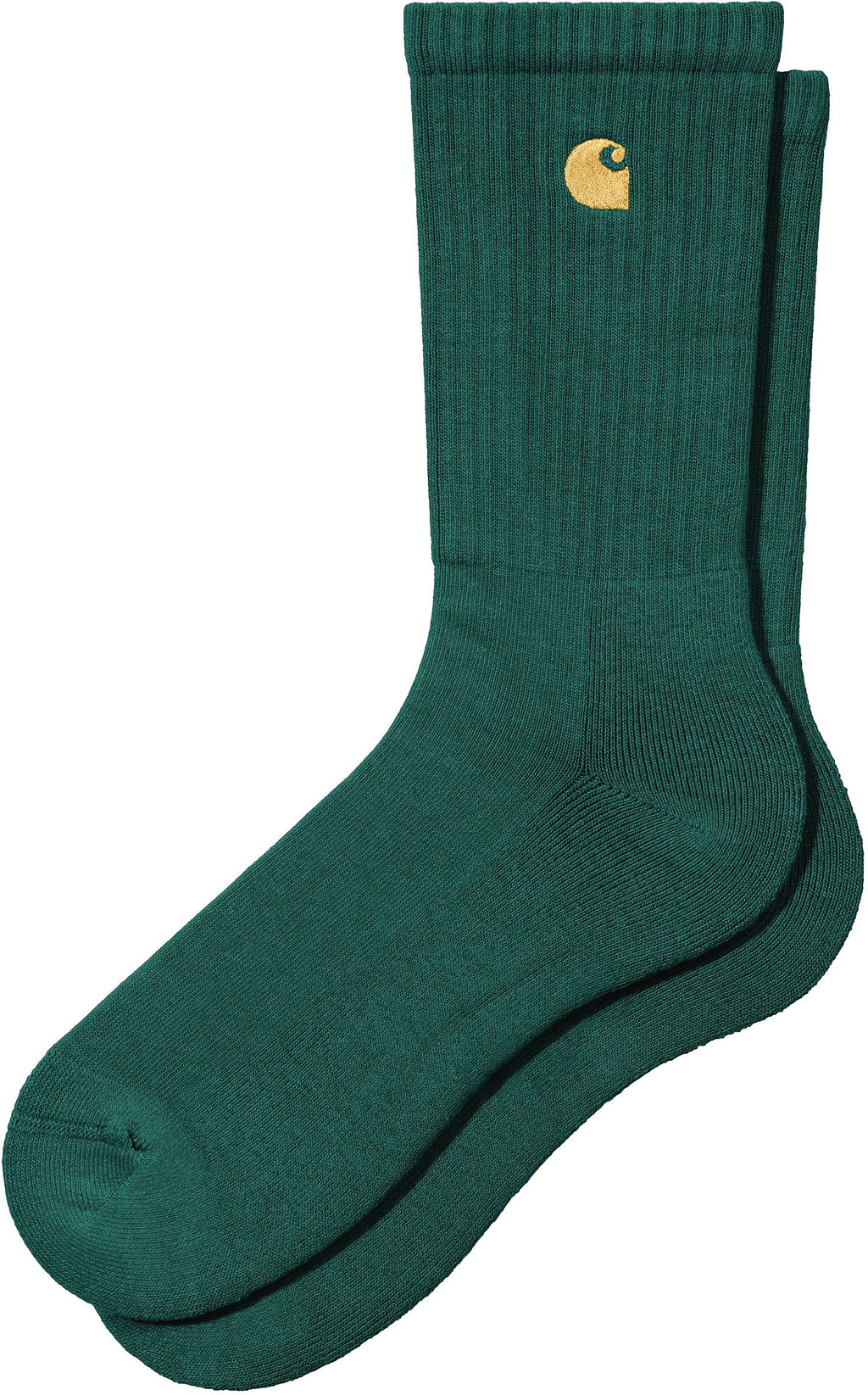 Carhartt Wip Calze Chase Socks Chervil Gold Verde Uomo - 1