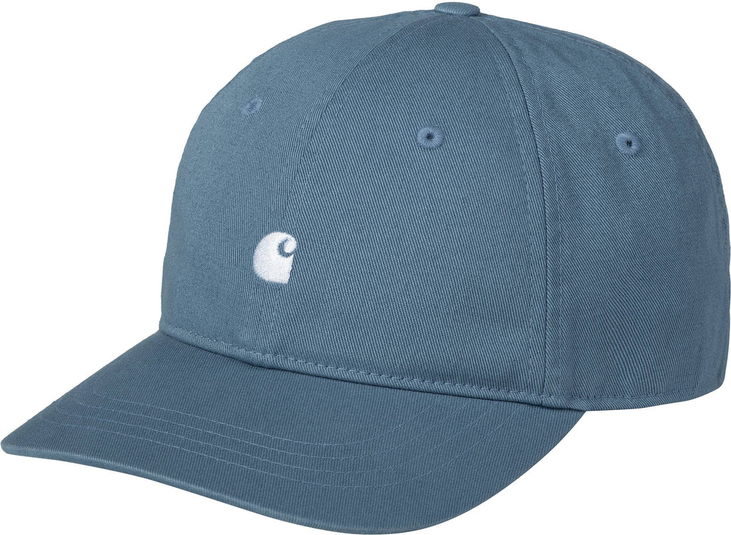 Carhartt Wip Cappello Madison Logo Cap Vancouver Blue White Uomo - 1