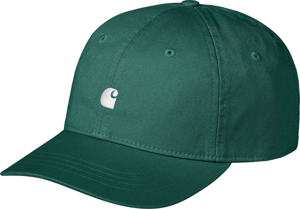 Carhartt Wip Cappello Madison Logo Cap Chervil White Verde Uomo - 1
