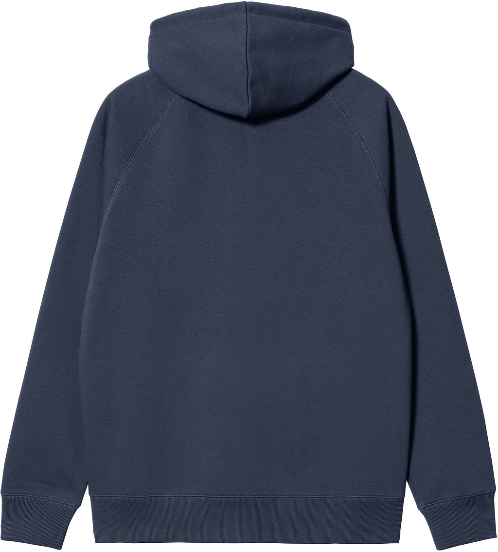 Carhartt Wip Felpa Hooded Chase Jacket Blue Gold Uomo - 2