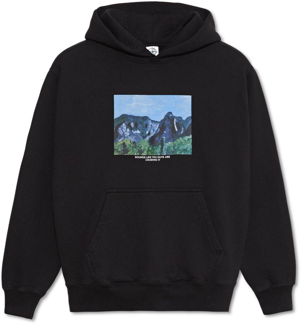パーカー・フーディ POLAR SOUNDS LIKE YOU GUYS ARE CRUSHING IT ED HOODIE [BLACK] Polar Sounds Like You Guys Are Crushing It Ed Hoodie - Black