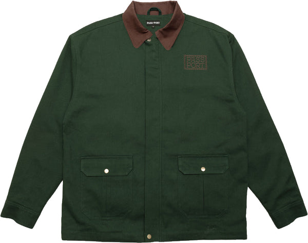 Pass Port giacca Invasive Logo Yard Jacket forest green