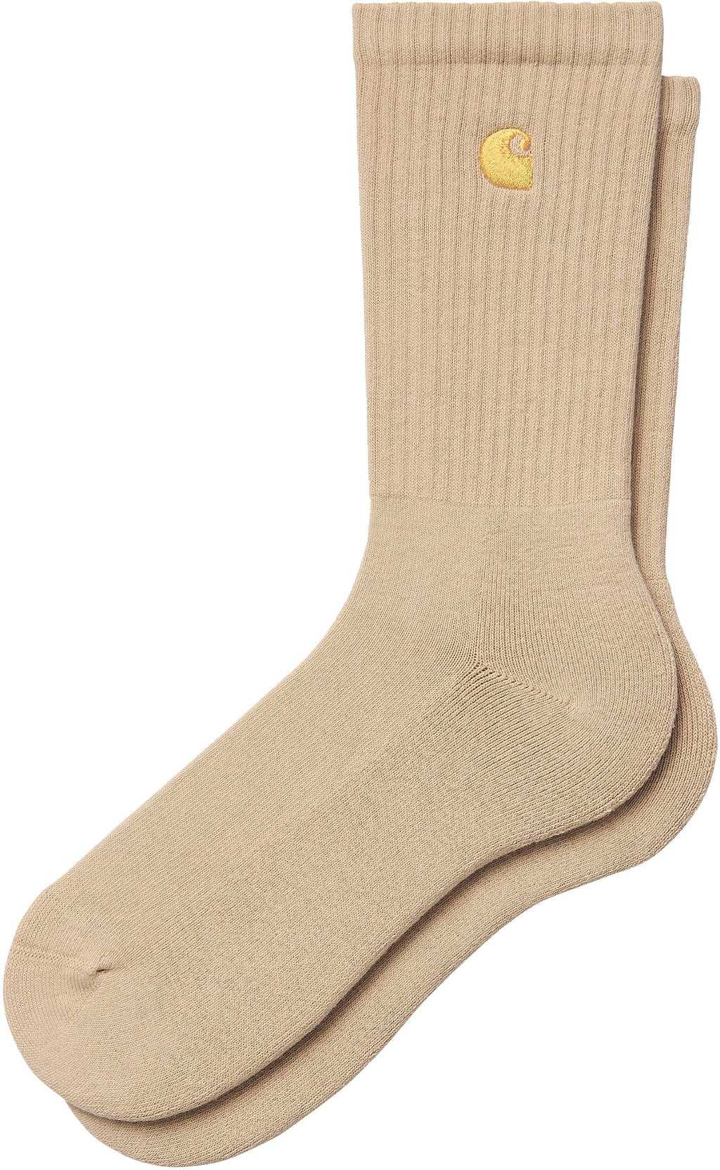 Carhartt Wip Calze Chase Socks Sable Gold Marrone Uomo - 1