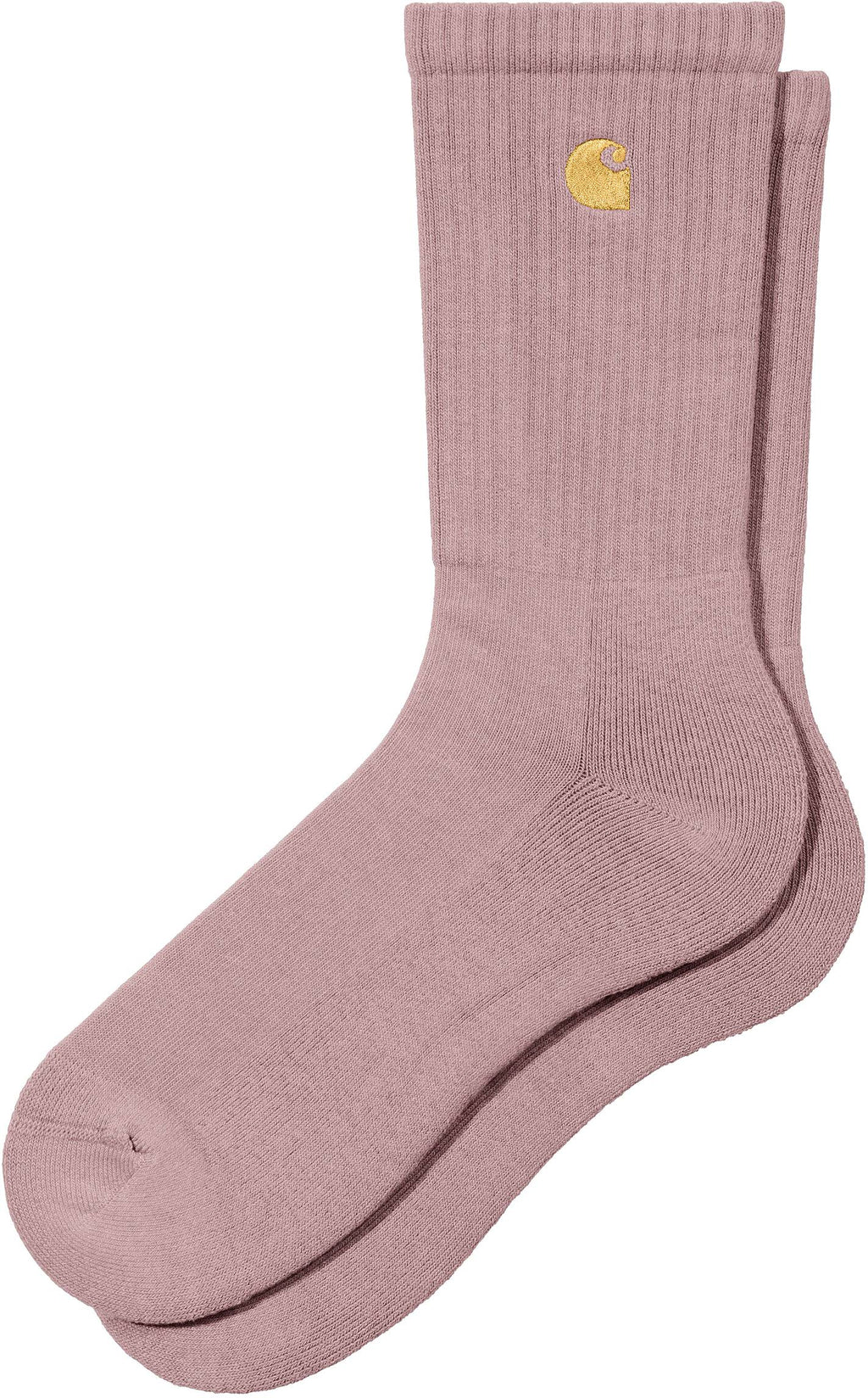 Carhartt Wip Calze Chase Socks Glassy Pink Gold Rosa Uomo - 1