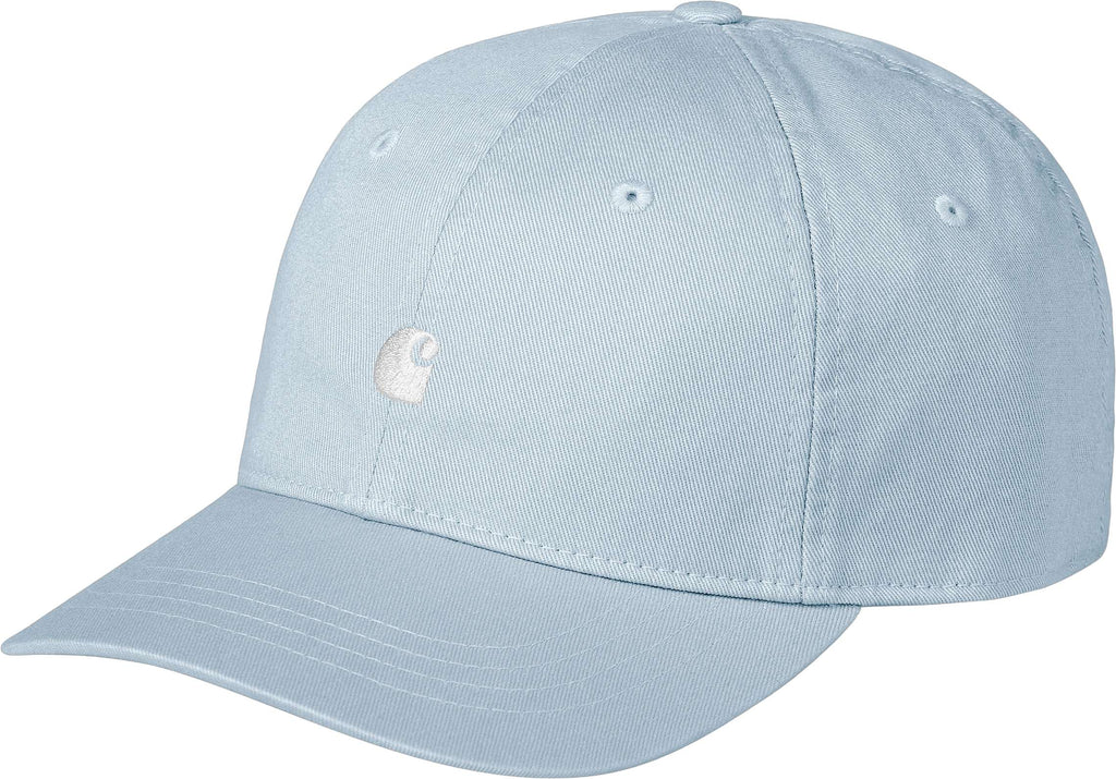 Carhartt Wip Cappello Madison Logo Cap Frosted Blue White Beige Uomo - 1