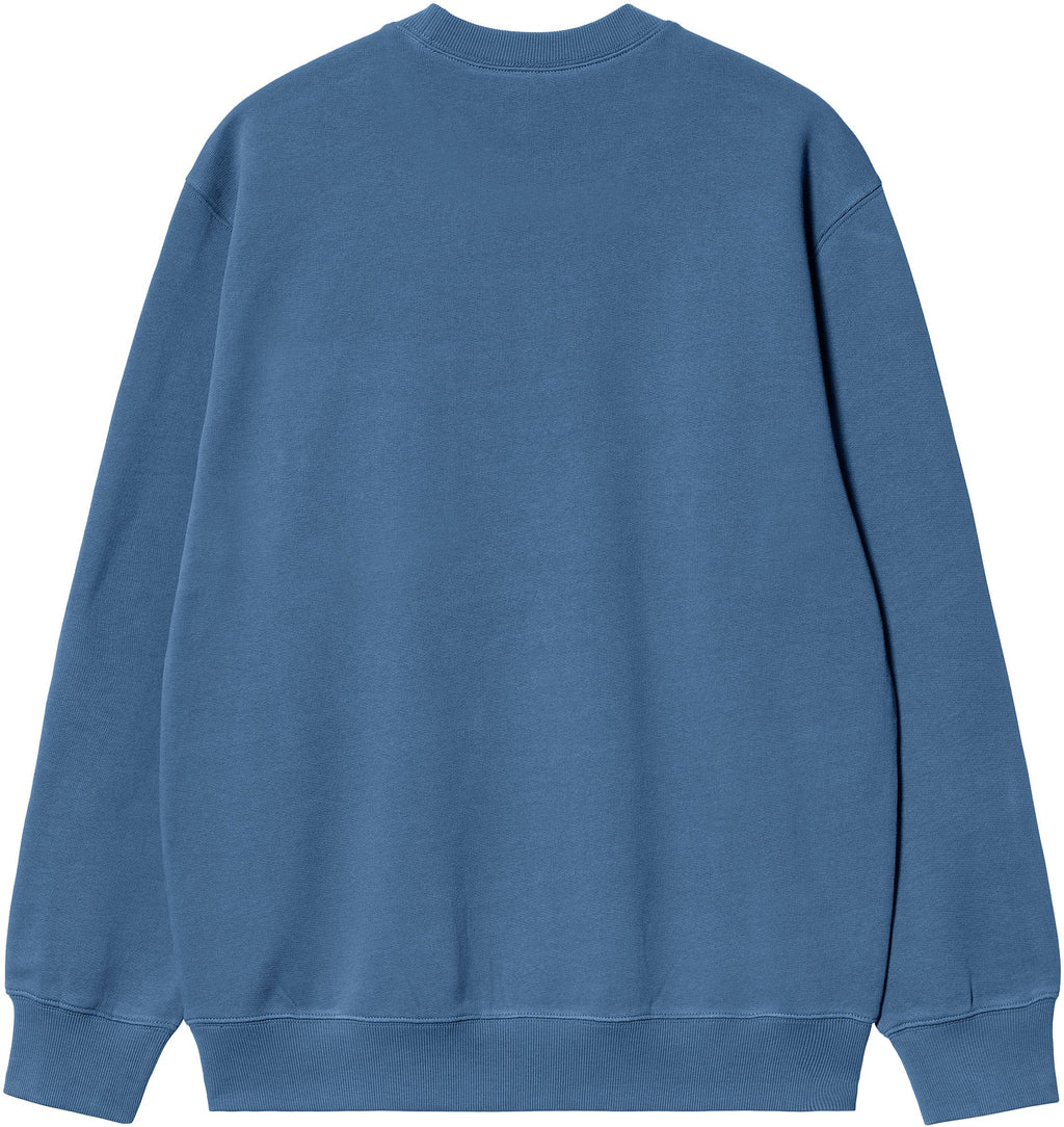 Carhartt Wip Felpa W Carhartt Sweat Sorrent White Blue Donna - 2