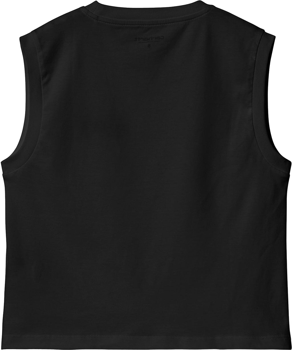 Carhartt Wip Canotta W University A-shirt Black White Nero Donna - 2