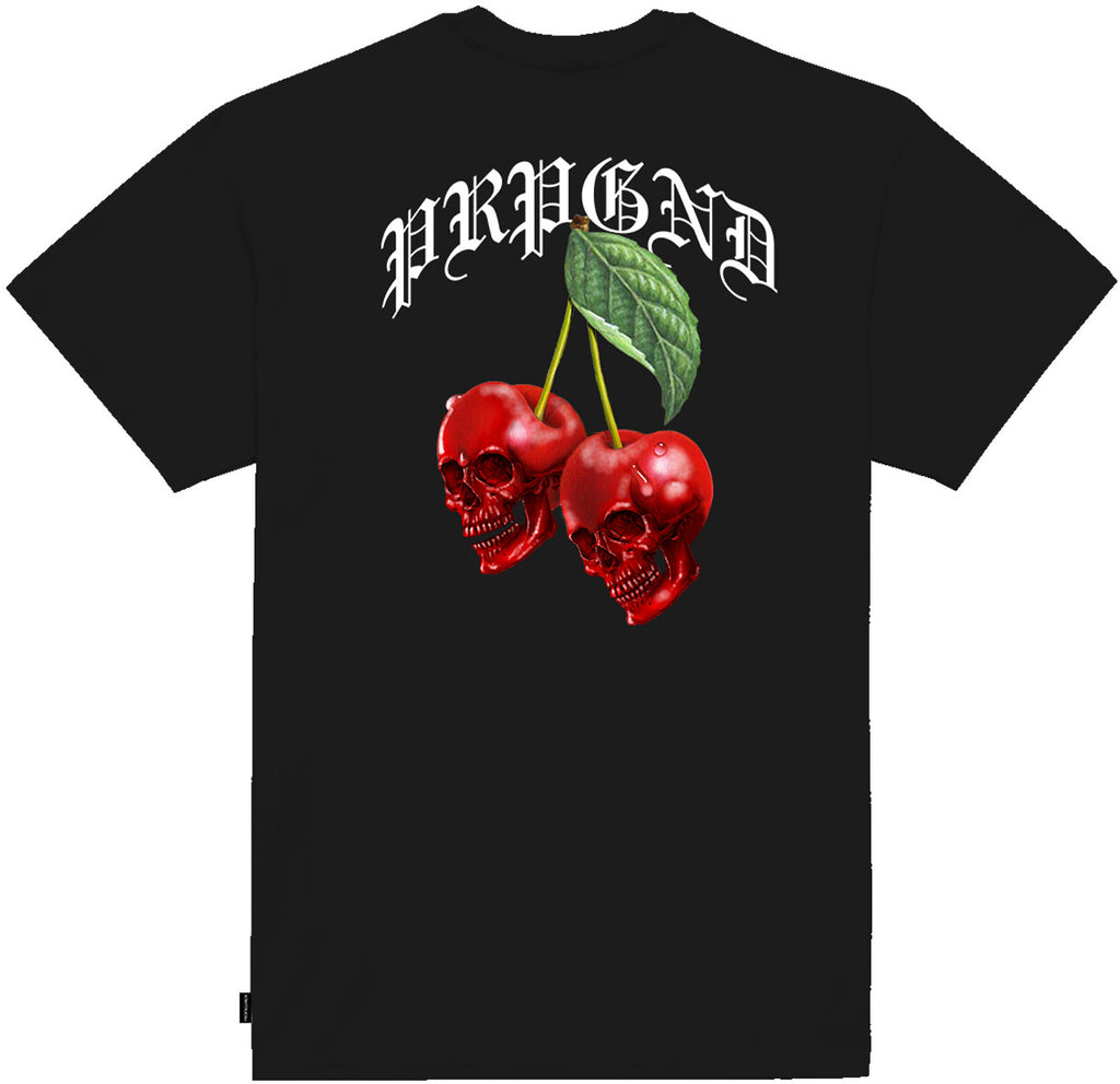 Propaganda T-shirt Cherry Tee Black Nero Uomo - 1