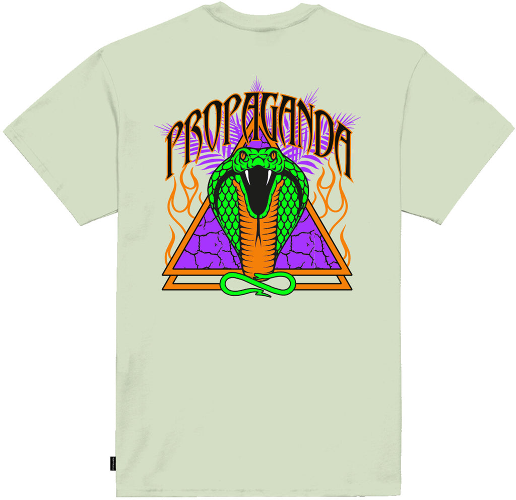 Propaganda T-shirt Triangle Cobrahm Tee Meadow Verde Uomo - 1