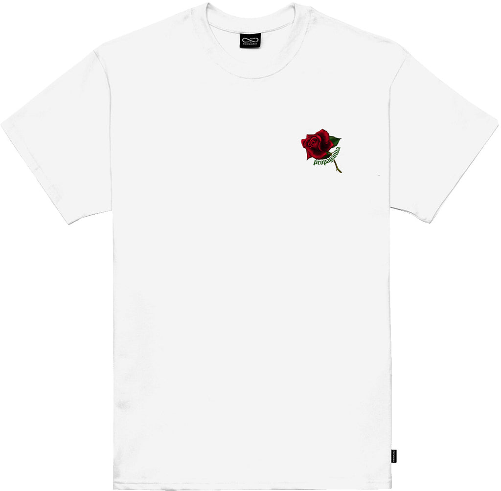 Propaganda T-shirt Grasp Tee White Bianco Uomo - 2