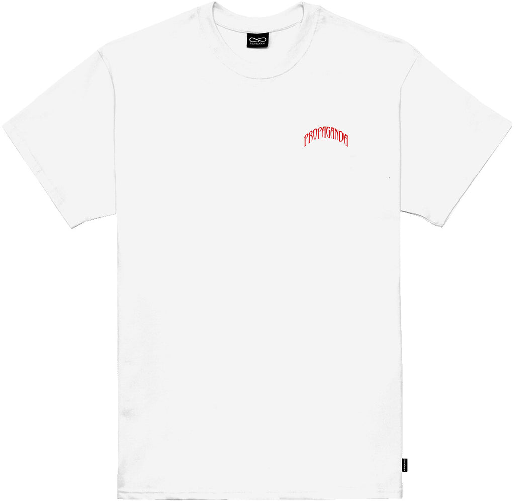Propaganda T-shirt Triagle Ritual Tee White Bianco Uomo - 2
