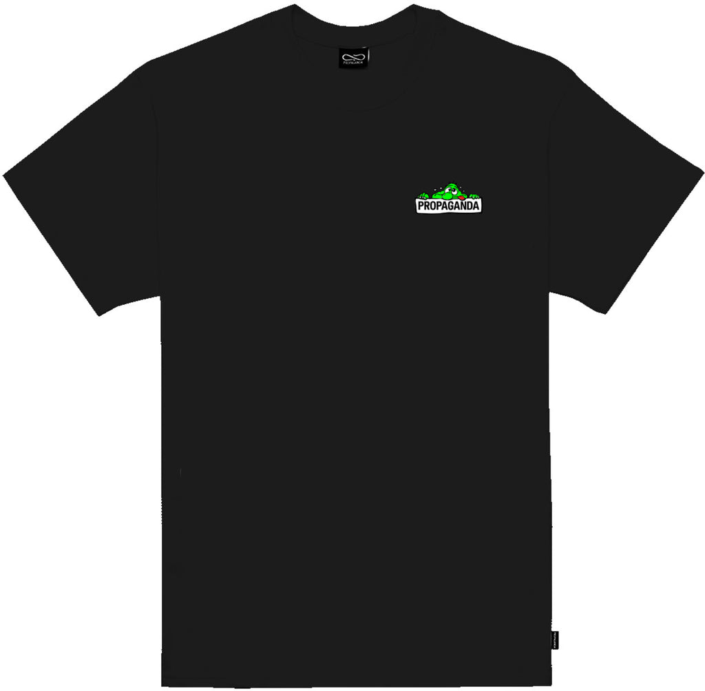Propaganda T-shirt Slimer Tee Black Nero Uomo - 2