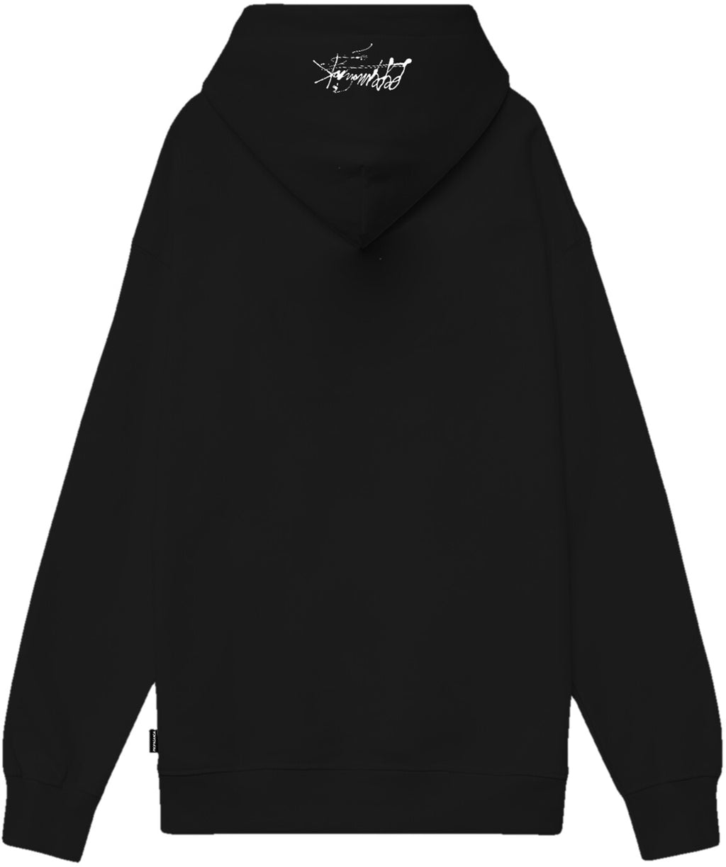 Propaganda Felpa Logo Maniak Hoodie Black Nero Uomo - 2