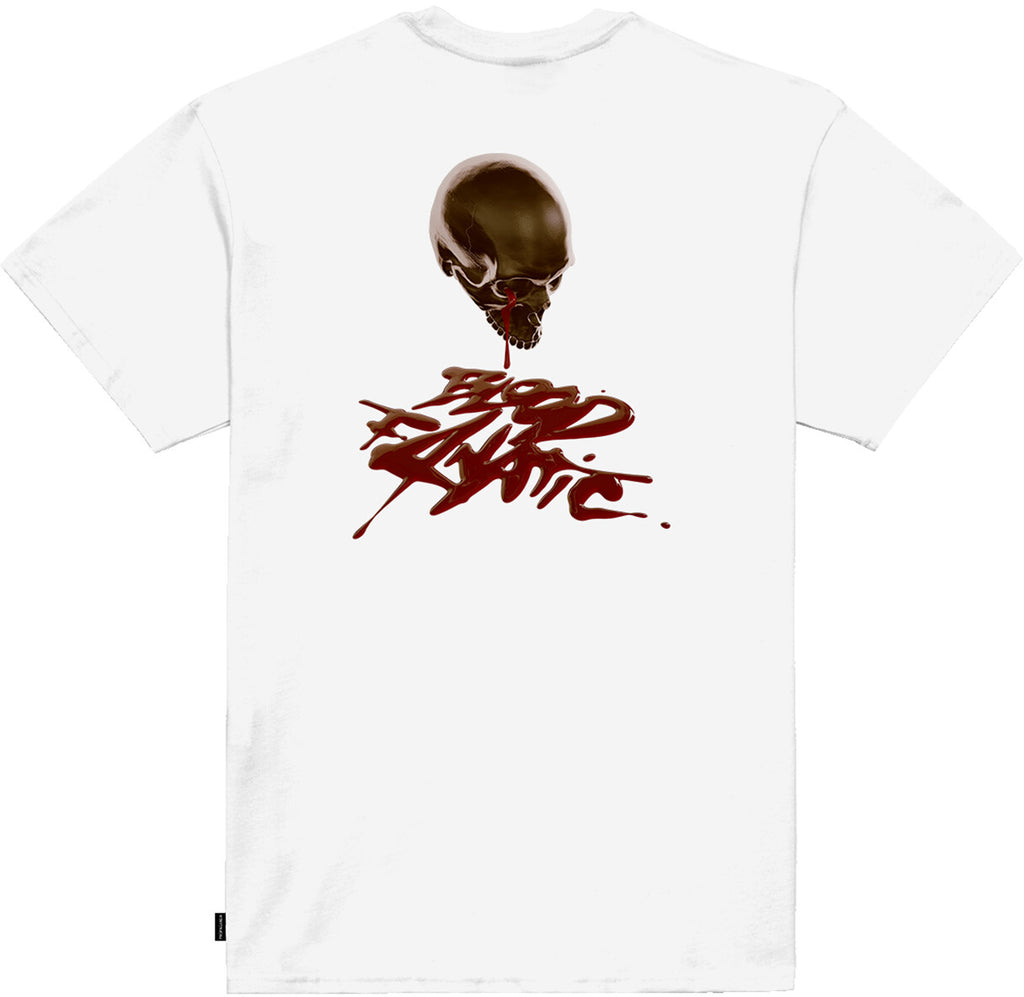  Propaganda T-shirt Liquid Brain Tee White Uomo Bianco