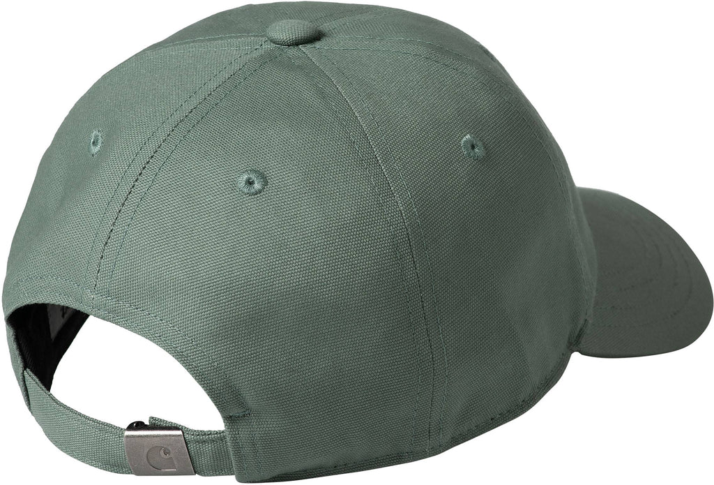 Carhartt Wip Cappello Canvas Script Cap Park White Verde Uomo - 2