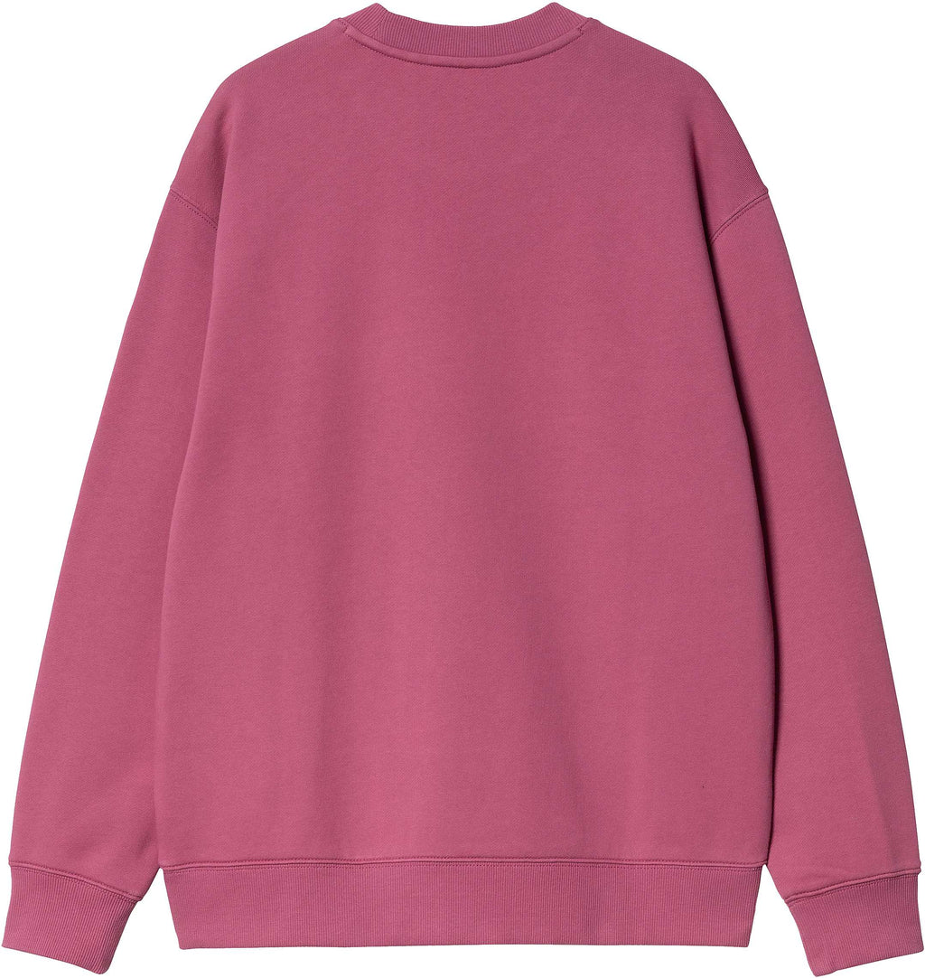 Carhartt Wip Felpa W Carhartt Sweat Magenta Tonic Donna - 2