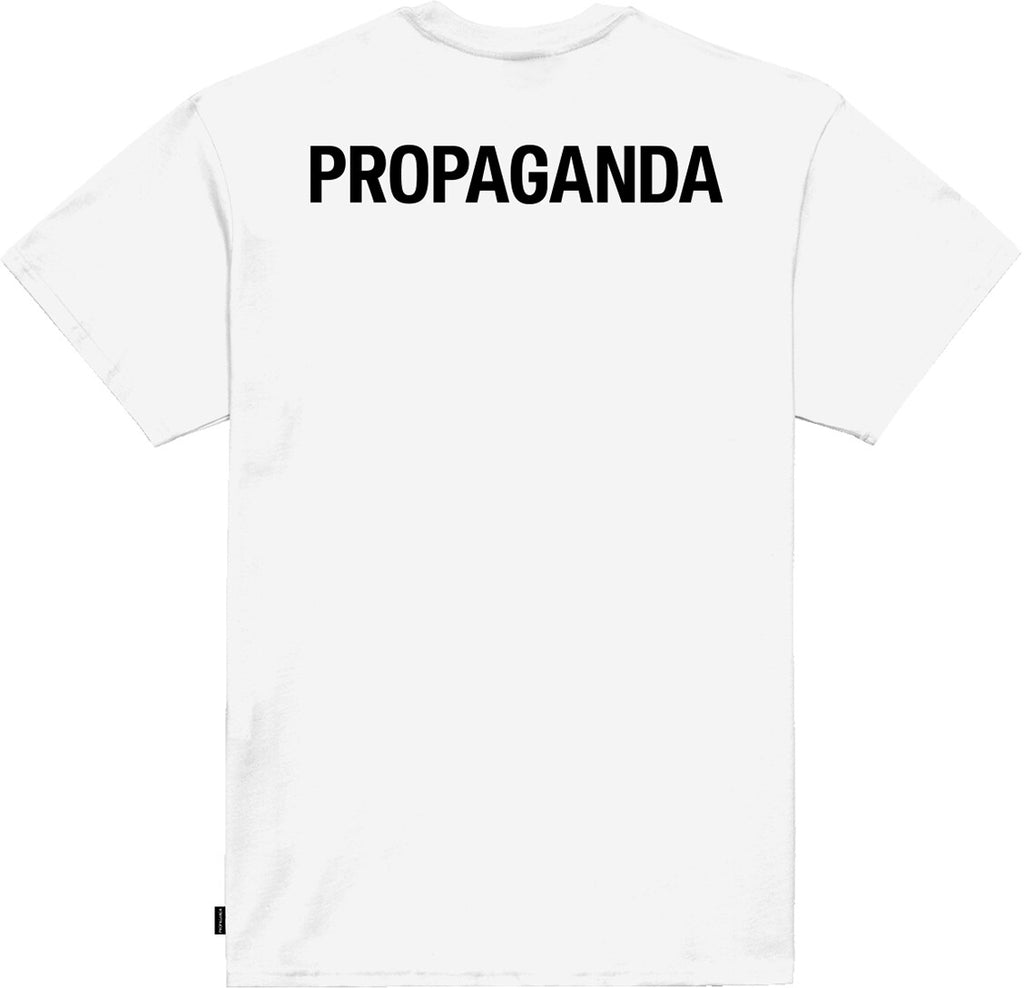 Propaganda T-shirt Logo Classic Tee White Bianco Uomo - 2
