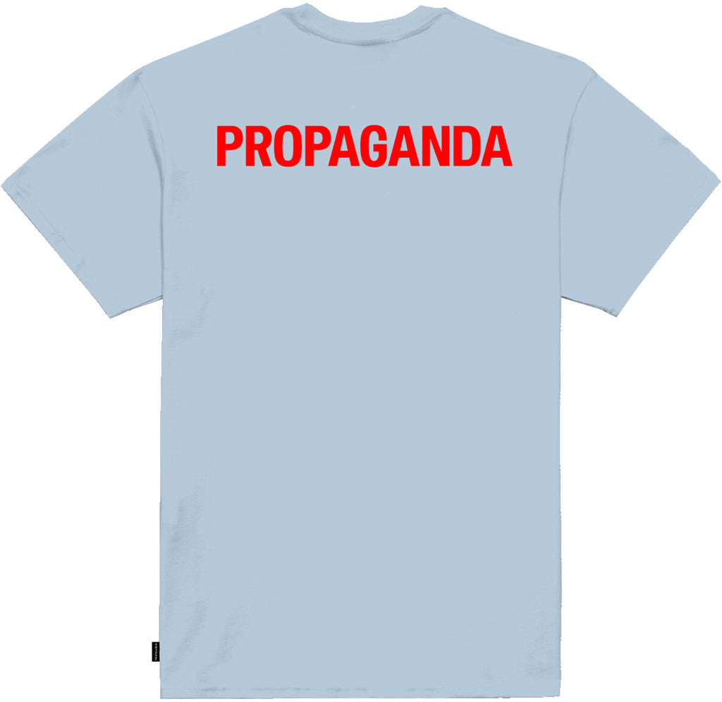 Propaganda T-shirt Logo Classic Tee Sky Blue Uomo - 2