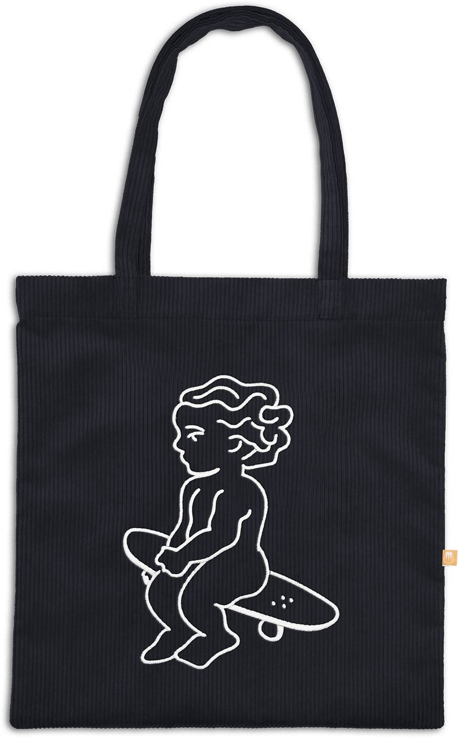 Ementa Sb Baby Cord Tote Bag Black Nero Uomo - 1