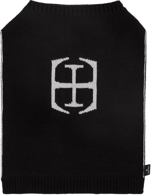Enten Eller maglione Logo Knitted Bib black