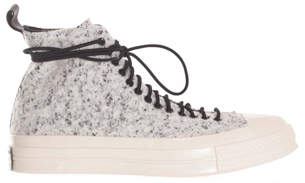 Converse Scarpe Boucle Wool Chuck 70 High Top White Black Gret