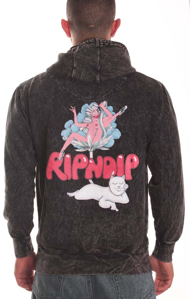 Ripndip Felpa Cherry Blossom Mineral Grigio Uomo - 1