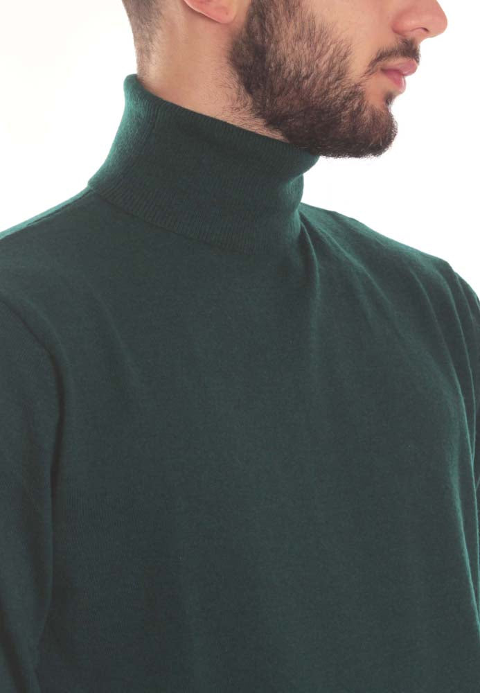 Carhartt Wip Carhartt Maglione Playoff Turtleneck Sweater Dark Fir Verde Uomo - 3
