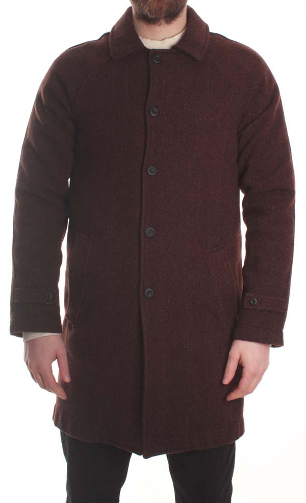 Bottega Chilometri Zero giacca Madson cappotto sfoderabile mattone
