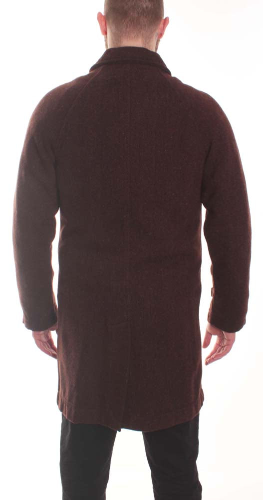 Bottega Chilometri Zero Giacca Madson Cappotto Sfoderabile Mattone Fantasia Uomo - 3