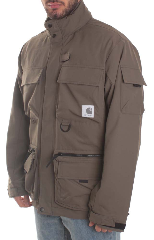 Carhartt Wip Carhartt Giacca Elmwood Jacket Moor Verde Militare Uomo - 2