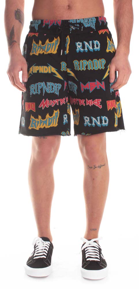 Ripndip Shorts Rock N Nerm Multi Nero Uomo - 1