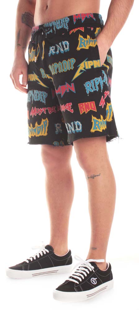 Ripndip Shorts Rock N Nerm Multi Nero Uomo - 3
