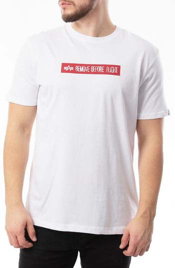 Alpha Industries t-shirt RBF Latex Print tee white