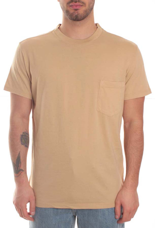 Bottega Chilometri Zero Madson t-shirt Jersey pocket beige