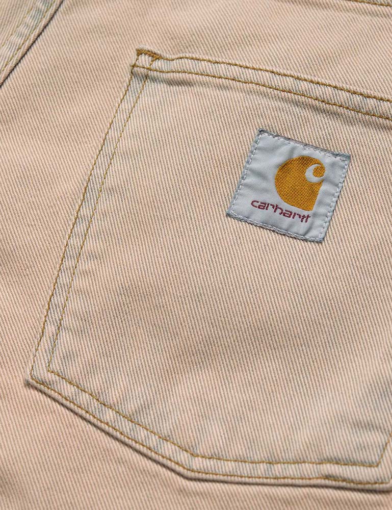 Carhartt Wip Carhartt Short Newel Blue Sand Bleached Beige Uomo - 3