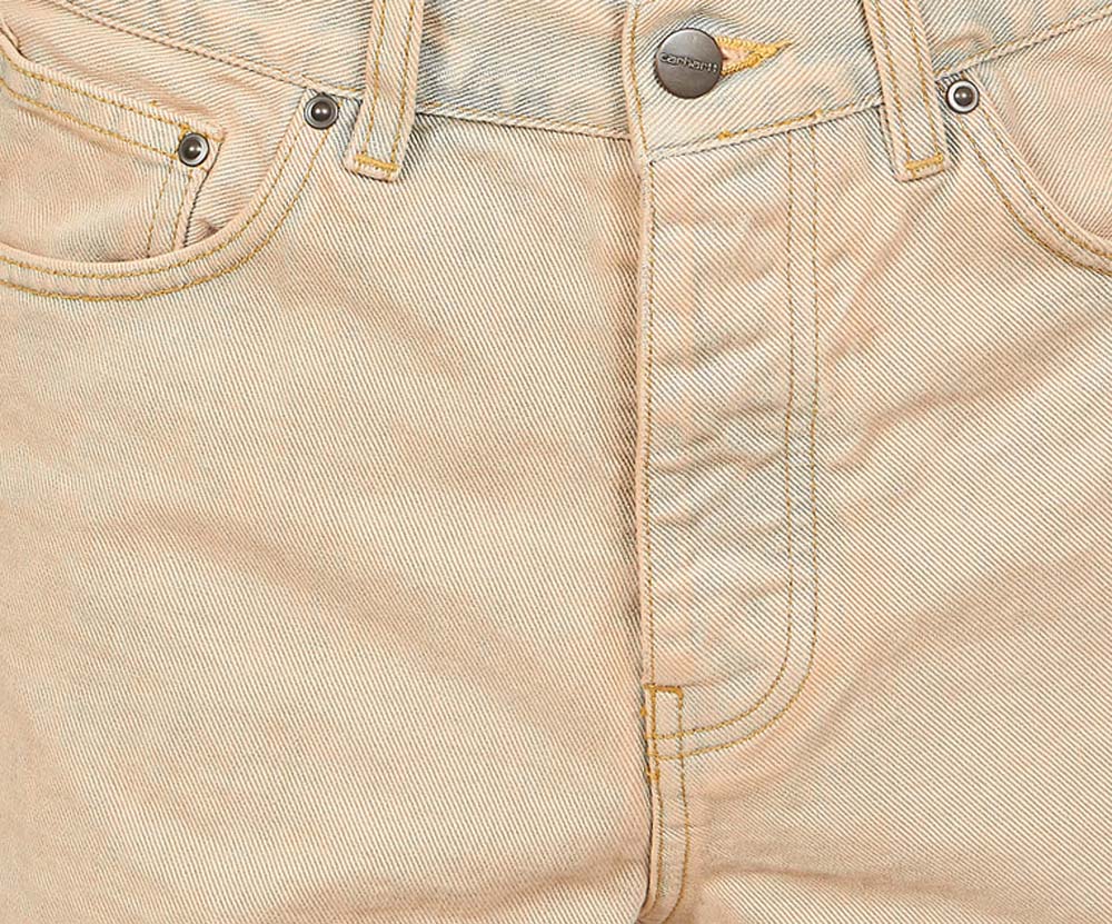 Carhartt Wip Carhartt Short Newel Blue Sand Bleached Beige Uomo - 4