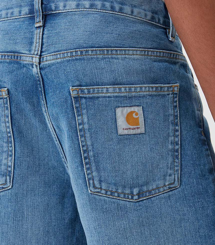 Carhartt Wip Carhartt Short Newel Wj Blue Uomo - 2
