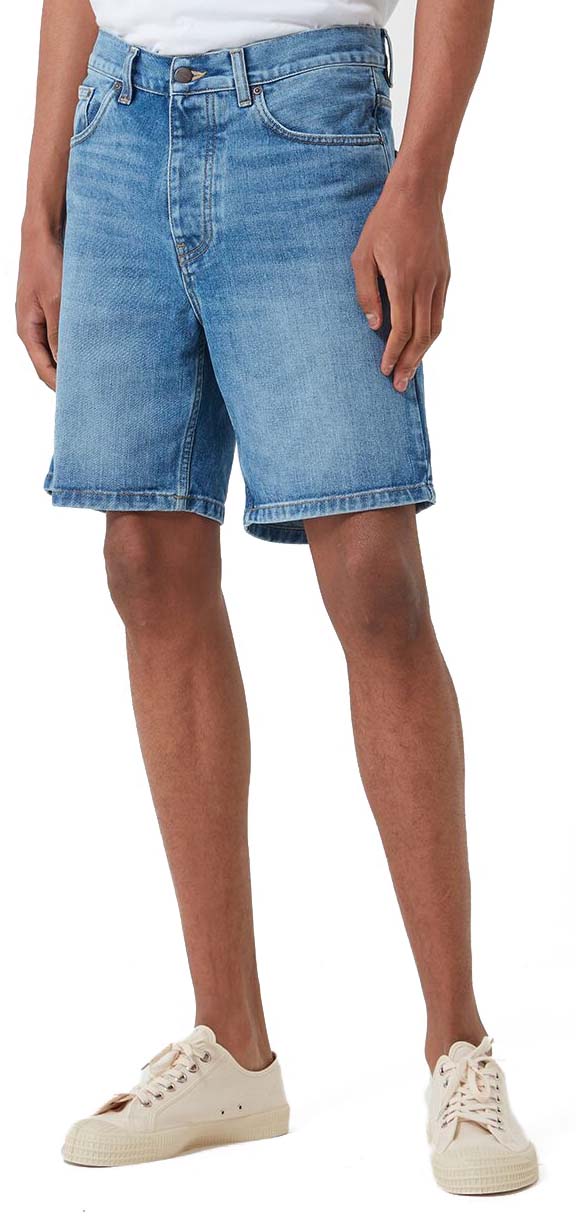 Carhartt Wip Carhartt Short Newel Wj Blue Uomo - 3