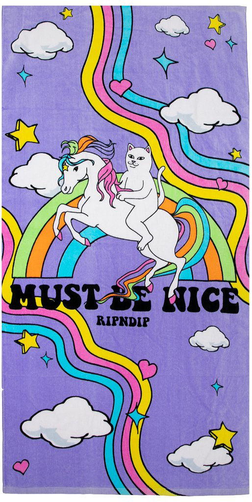 Ripndip Telo Mare My Little Nerm Beach Towel Viola Unisex - 2