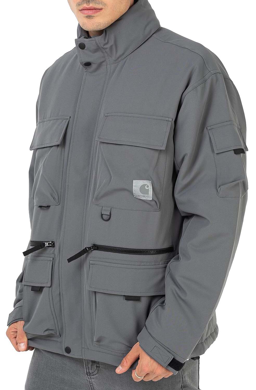 Carhartt Wip Carhartt Giacca Colewood Jacket Husky Grigio Uomo - 1
