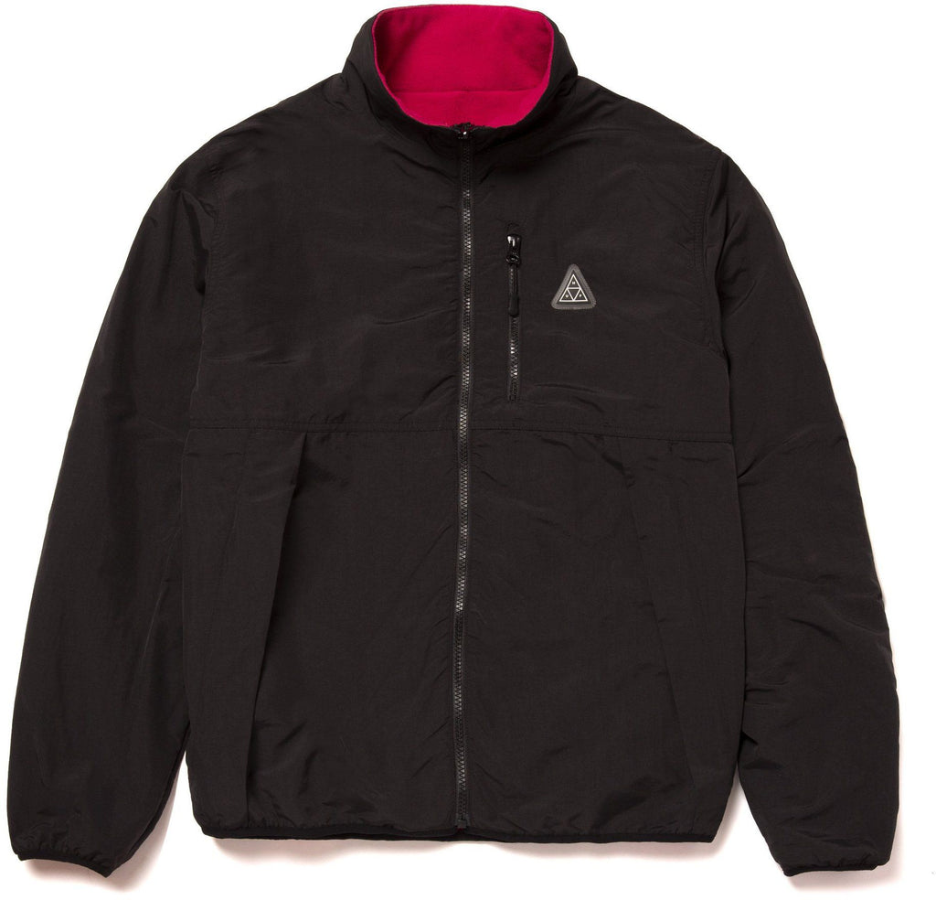 Huf Giacca Crisis Reversible Jacket Black Uomo - 2