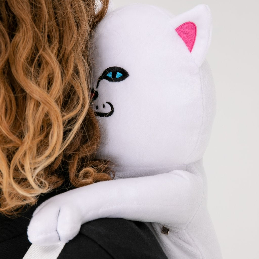 Ripndip Zaino Lord Nermal Plush Backpack White Uomo - 2