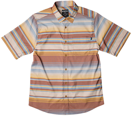  Kavu Camicia Point No Point Sunrise Push Uomo Multicolore