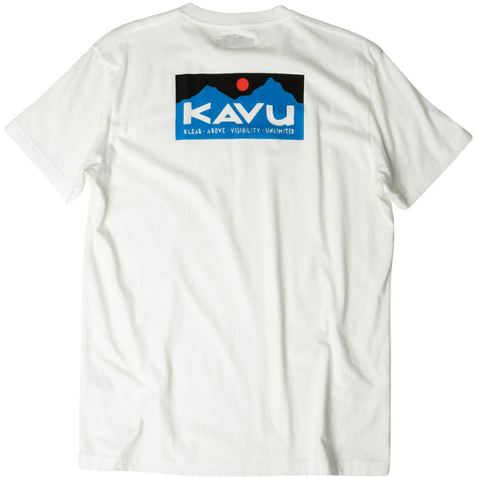  Kavu T-shirt Klear Above Etch Art Off White Uomo Bianco