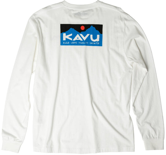  Kavu T-shirt Ls Etch Art Off White Uomo Bianco