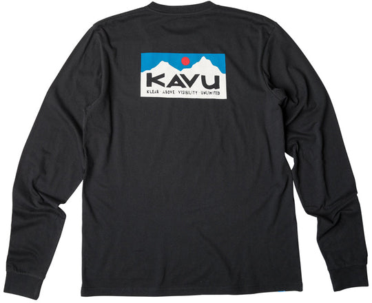  Kavu T-shirt Ls Etch Art Black Uomo Nero