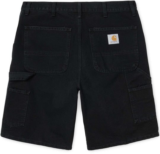  Carhartt Wip Short Single Knee Short Black Aged Canvas Uomo Nero